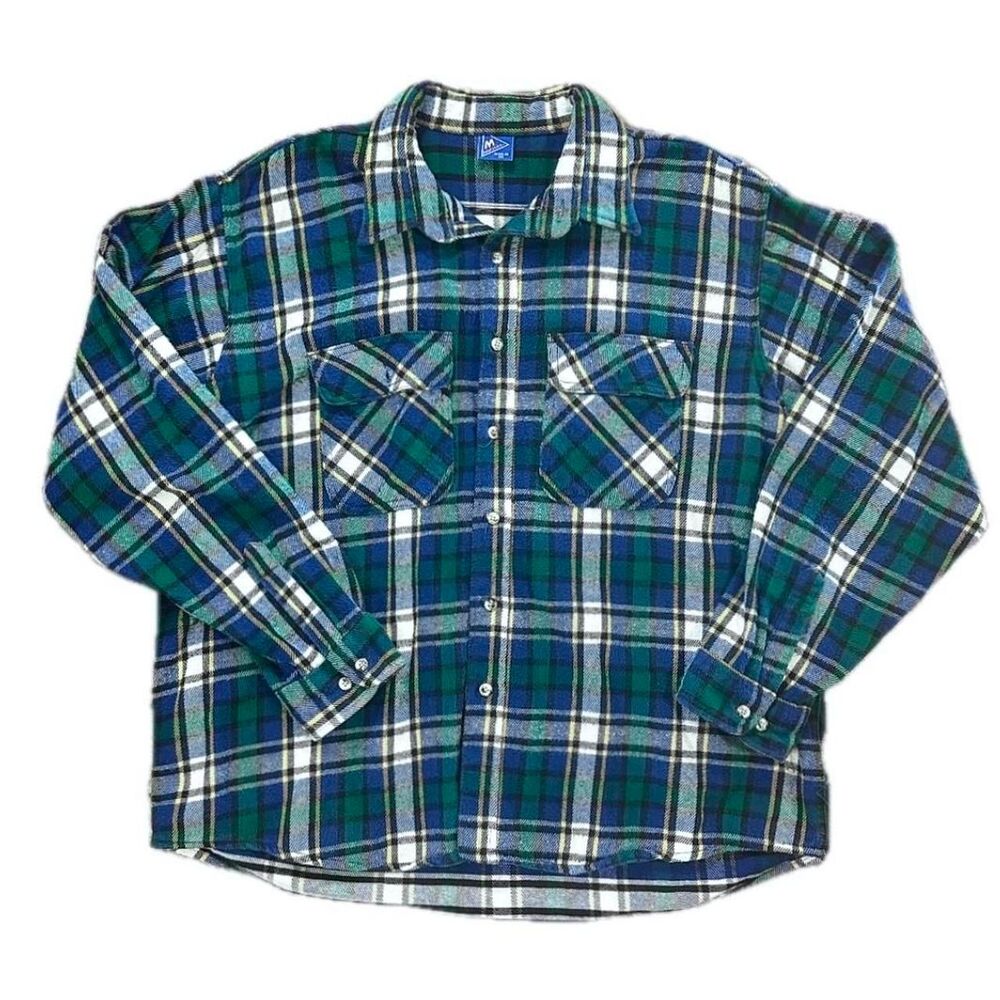 Vintage Mighty Mac Plaid Flannel Shirt